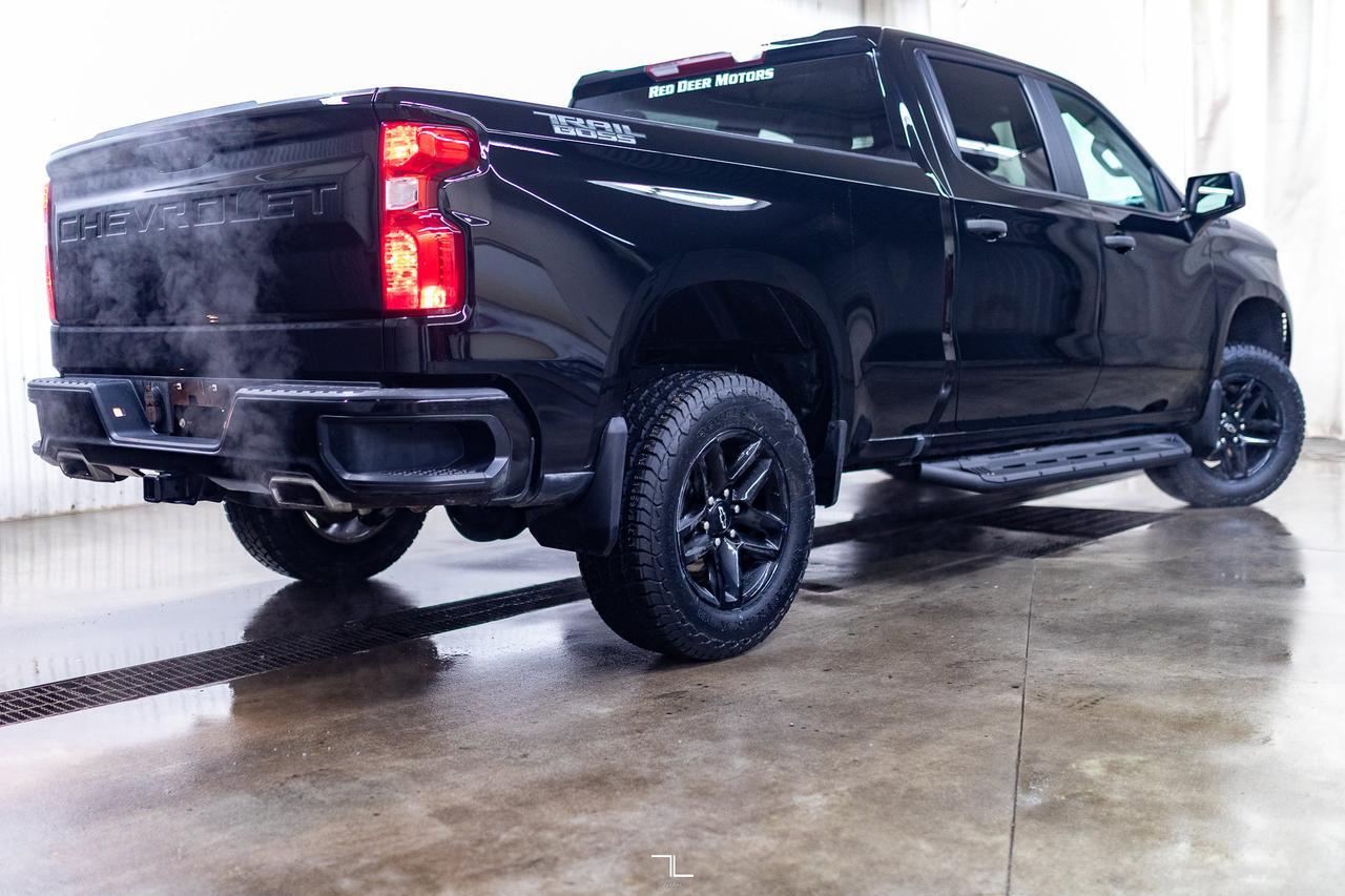 2022 Chevrolet Silverado 1500 4x4 Crew Cab Custom Trail Boss Z71 PSeat BCam Red Deer AB