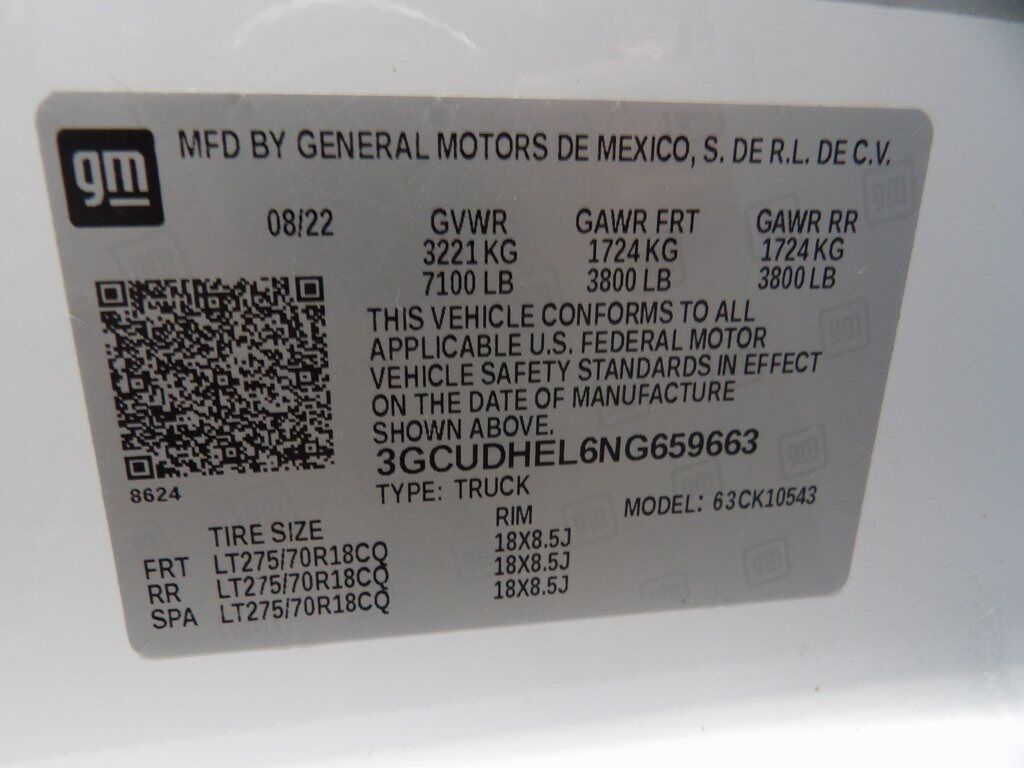 2022 Chevrolet Silverado 1500 4x4 Crew Cab ZR2 Fond du Lac WI