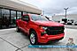 2022 Chevrolet Silverado 1500 Custom / 4X4 / Crew Cab / Convenience Pkg / Auto Start / Lane Departure & Forward Collision Alert / Apple CarPlay & Android Auto / Tonneau Cover / Bed Liner / Back Up Cam / Tow Pkg / 1-Owner Anchorage AK