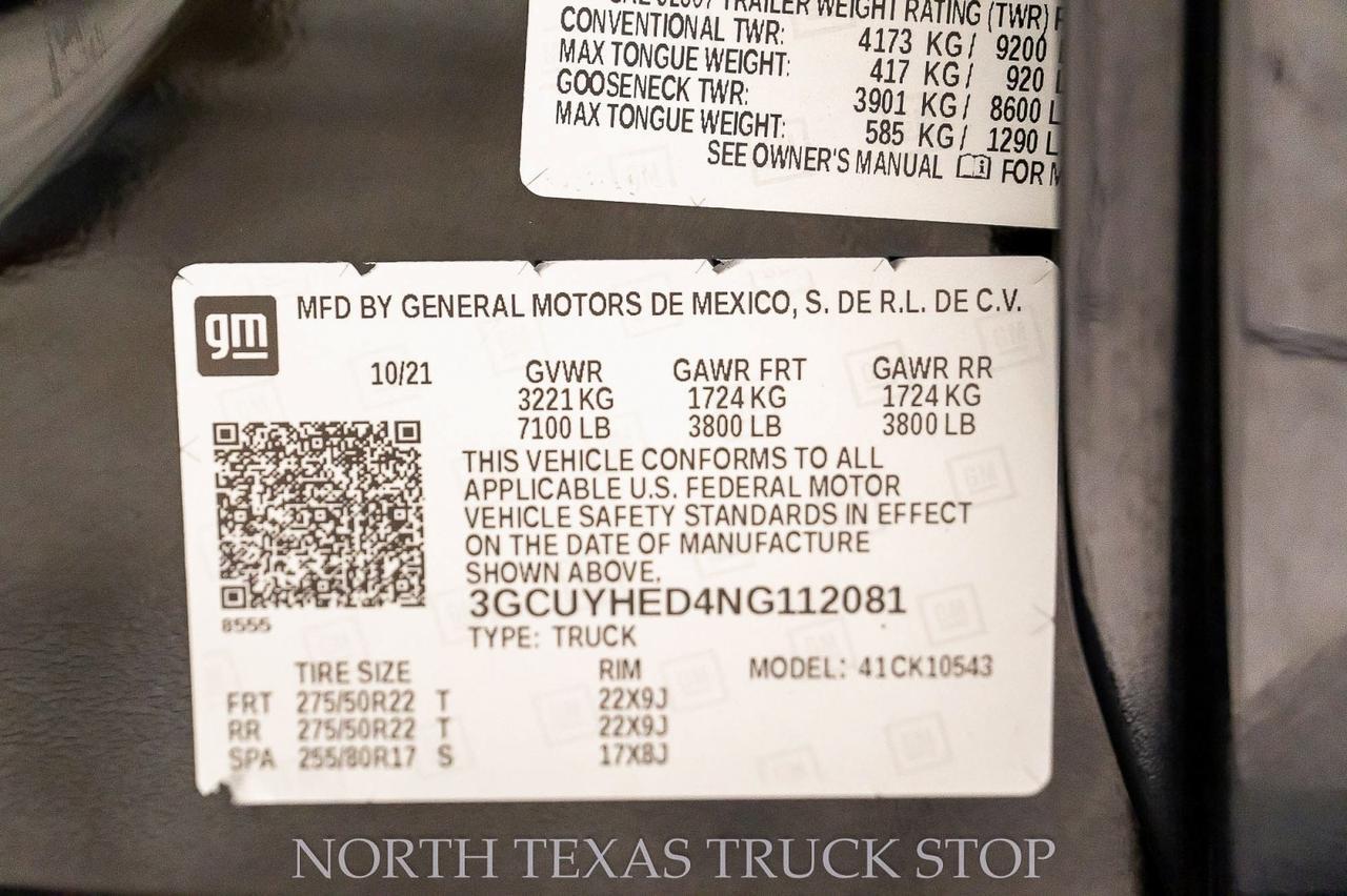 2022 Chevrolet Silverado 1500 High Country 5.3L Ecotec3 4X4 Mansfield TX