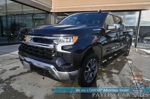 2022 Chevrolet Silverado 1500 LT / 4X4 / Crew Cab / AutoStart / All Star Edition Plus Pkg / Power & Heated Seats / Heated Steering Wheel / Apple CarPlay & Android Auto / Keyless Entry & Start / Block Heater / Bed Liner / Tow Pkg / 1-Owner Anchorage AK