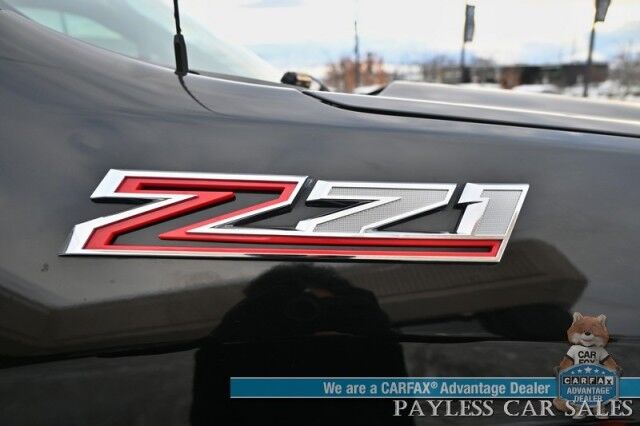 2022 Chevrolet Silverado 1500 LT Trail Boss / 4X4 / Auto Start / Crew Cab / Z71 Pkg / Power & Heated Leather Seats / Heated Steering Wheel / Blind Spot / Apple CarPlay & Android Auto / Back Up Camera / ARE Canopy / Roof Rack / Fuel Wheels Anchorage AK