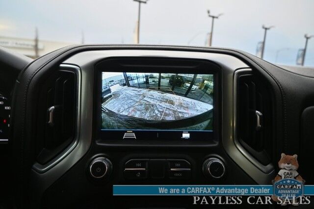 2022 Chevrolet Silverado 1500 LT Trail Boss / 4X4 / Auto Start / Crew Cab / Z71 Pkg / Power & Heated Leather Seats / Heated Steering Wheel / Blind Spot / Apple CarPlay & Android Auto / Back Up Camera / ARE Canopy / Roof Rack / Fuel Wheels Anchorage AK