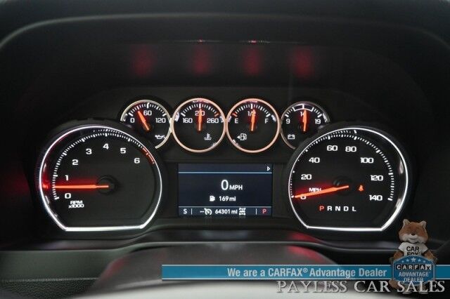 2022 Chevrolet Silverado 1500 LT Trail Boss / 4X4 / Auto Start / Crew Cab / Z71 Pkg / Power & Heated Leather Seats / Heated Steering Wheel / Blind Spot / Apple CarPlay & Android Auto / Back Up Camera / ARE Canopy / Roof Rack / Fuel Wheels Anchorage AK