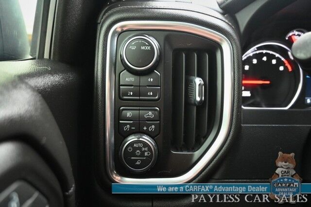 2022 Chevrolet Silverado 1500 LT Trail Boss / 4X4 / Auto Start / Crew Cab / Z71 Pkg / Power & Heated Leather Seats / Heated Steering Wheel / Blind Spot / Apple CarPlay & Android Auto / Back Up Camera / ARE Canopy / Roof Rack / Fuel Wheels Anchorage AK