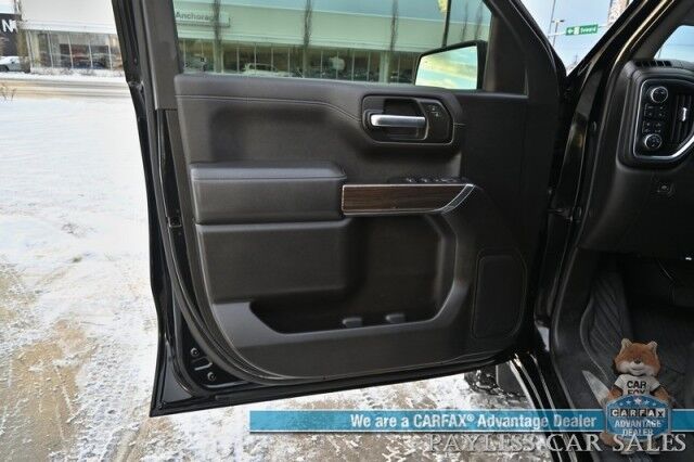 2022 Chevrolet Silverado 1500 LT Trail Boss / 4X4 / Auto Start / Crew Cab / Z71 Pkg / Power & Heated Leather Seats / Heated Steering Wheel / Blind Spot / Apple CarPlay & Android Auto / Back Up Camera / ARE Canopy / Roof Rack / Fuel Wheels Anchorage AK