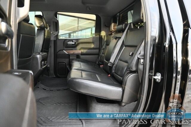 2022 Chevrolet Silverado 1500 LT Trail Boss / 4X4 / Auto Start / Crew Cab / Z71 Pkg / Power & Heated Leather Seats / Heated Steering Wheel / Blind Spot / Apple CarPlay & Android Auto / Back Up Camera / ARE Canopy / Roof Rack / Fuel Wheels Anchorage AK