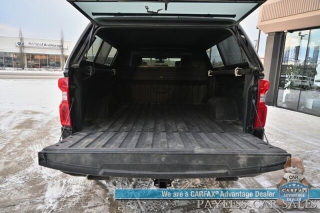 2022 Chevrolet Silverado 1500 LT Trail Boss / 4X4 / Auto Start / Crew Cab / Z71 Pkg / Power & Heated Leather Seats / Heated Steering Wheel / Blind Spot / Apple CarPlay & Android Auto / Back Up Camera / ARE Canopy / Roof Rack / Fuel Wheels Anchorage AK