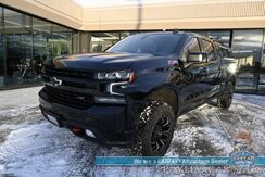 2022_Chevrolet_Silverado 1500_LT Trail Boss / 4X4 / Auto Start / Crew Cab / Z71 Pkg / Power & Heated Leather Seats / Heated Steering Wheel / Blind Spot / Apple CarPlay & Android Auto / Back Up Camera / ARE Canopy / Roof Rack / Fuel Wheels_ Anchorage AK