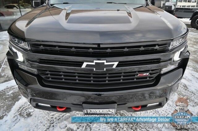 2022 Chevrolet Silverado 1500 LT Trail Boss / 4X4 / Crew Cab / Z71 Pkg / Auto Start / Power & Heated Leather Seats / Heated Steering Wheel / Lane Departure & Blind Spot Alert/ ARE Matching Canopy / Fuel Wheels / Bed Liner / Tow Pkg Anchorage AK 2022 Chevrolet Silverado 1500 LT Trail Boss / 4X4 / Crew Cab / Z71 Pkg / Auto Start / Power & Heated Leather Seats / Heated Steering Wheel / Lane Departure & Blind Spot Alert/ ARE Matching Canopy / Fuel Wheels / Bed Liner / Tow Pkg Anchorage AK