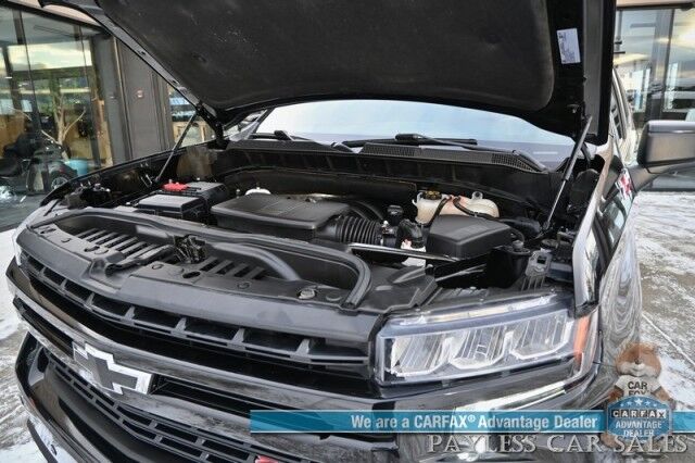 2022 Chevrolet Silverado 1500 LT Trail Boss / 4X4 / Crew Cab / Z71 Pkg / Auto Start / Power & Heated Leather Seats / Heated Steering Wheel / Lane Departure & Blind Spot Alert/ ARE Matching Canopy / Fuel Wheels / Bed Liner / Tow Pkg Anchorage AK 2022 Chevrolet Silverado 1500 LT Trail Boss / 4X4 / Crew Cab / Z71 Pkg / Auto Start / Power & Heated Leather Seats / Heated Steering Wheel / Lane Departure & Blind Spot Alert/ ARE Matching Canopy / Fuel Wheels / Bed Liner / Tow Pkg Anchorage AK