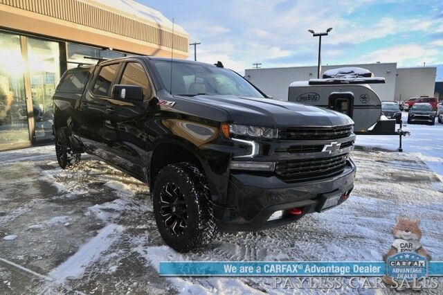 2022 Chevrolet Silverado 1500 LT Trail Boss / 4X4 / Crew Cab / Z71 Pkg / Auto Start / Power & Heated Leather Seats / Heated Steering Wheel / Lane Departure & Blind Spot Alert/ ARE Matching Canopy / Fuel Wheels / Bed Liner / Tow Pkg Anchorage AK 2022 Chevrolet Silverado 1500 LT Trail Boss / 4X4 / Crew Cab / Z71 Pkg / Auto Start / Power & Heated Leather Seats / Heated Steering Wheel / Lane Departure & Blind Spot Alert/ ARE Matching Canopy / Fuel Wheels / Bed Liner / Tow Pkg Anchorage AK