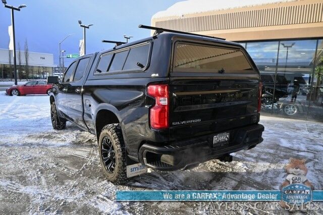 2022 Chevrolet Silverado 1500 LT Trail Boss / 4X4 / Crew Cab / Z71 Pkg / Auto Start / Power & Heated Leather Seats / Heated Steering Wheel / Lane Departure & Blind Spot Alert/ ARE Matching Canopy / Fuel Wheels / Bed Liner / Tow Pkg Anchorage AK 2022 Chevrolet Silverado 1500 LT Trail Boss / 4X4 / Crew Cab / Z71 Pkg / Auto Start / Power & Heated Leather Seats / Heated Steering Wheel / Lane Departure & Blind Spot Alert/ ARE Matching Canopy / Fuel Wheels / Bed Liner / Tow Pkg Anchorage AK