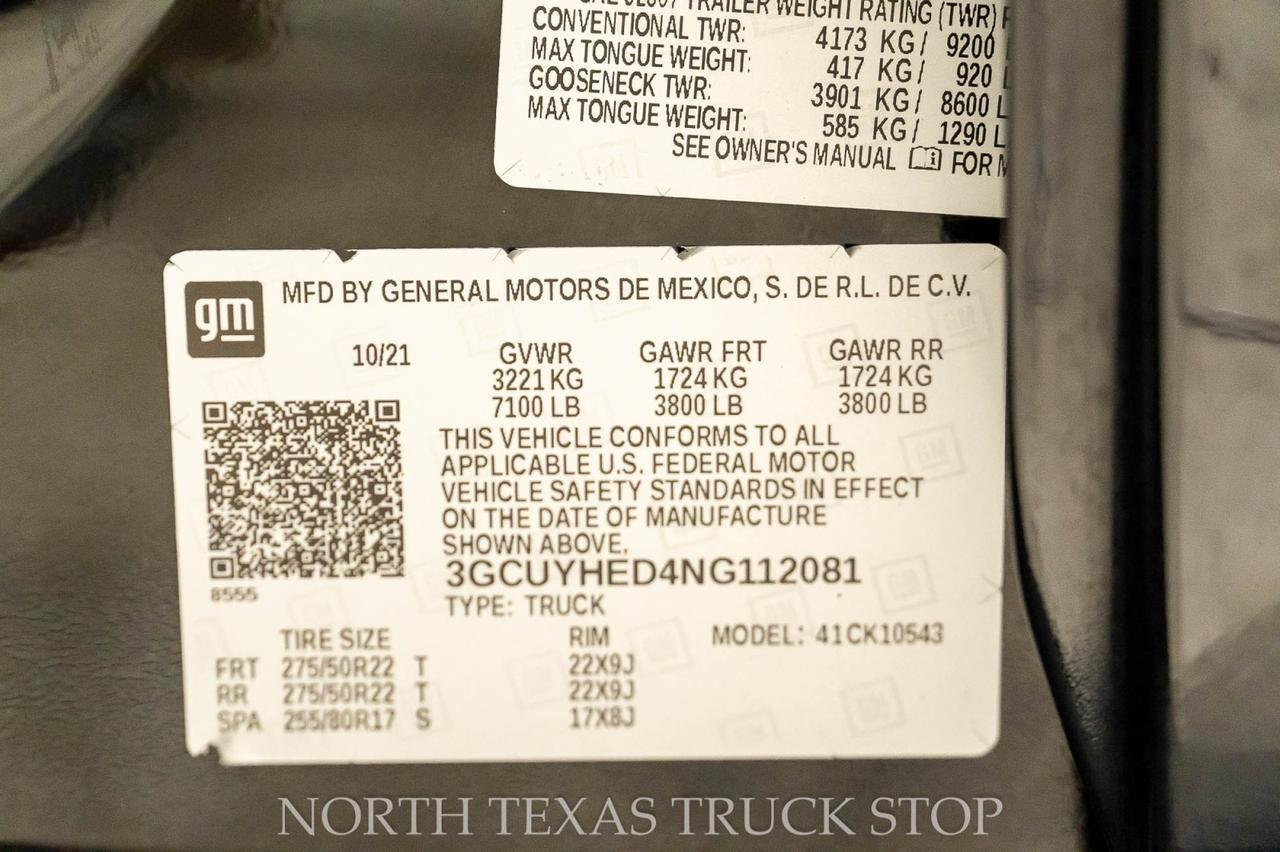 2022 Chevrolet Silverado 1500 LTD High Country 5.3L Ecotec3 4X4 Mansfield TX