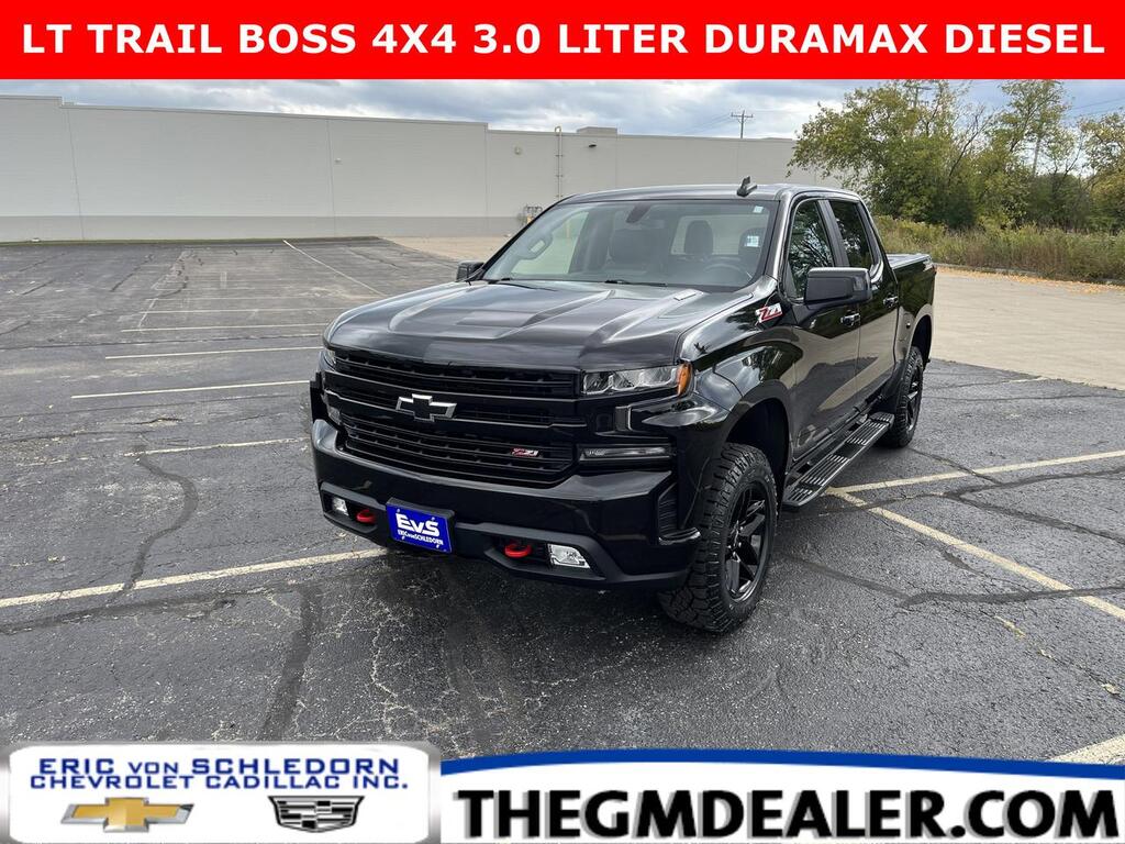 2022 Chevrolet Silverado 1500 LTD LT Trail Boss Crew Cab 4WD 3.0L DuramaxDiesel BedProtctPkg w/Spray-OnBedliner HtdBuckets HtdStrngWhl Milwaukee WI