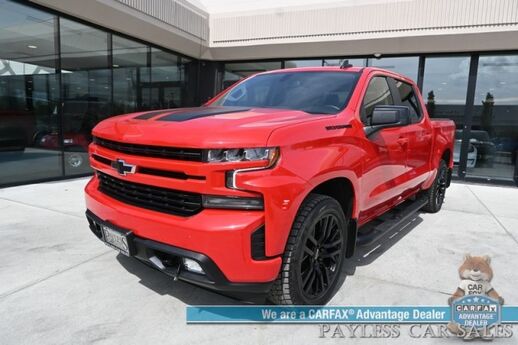 2022 Chevrolet Silverado 1500 LTD RST / Rally Edition / 4X4 / Crew Cab / 5.3L V8 / Auto Start / Heated Cloth Seats & Steering Wheel / Apple CarPlay & Android Auto / Back Up Camera / Seats 6 / Block Heater Anchorage AK