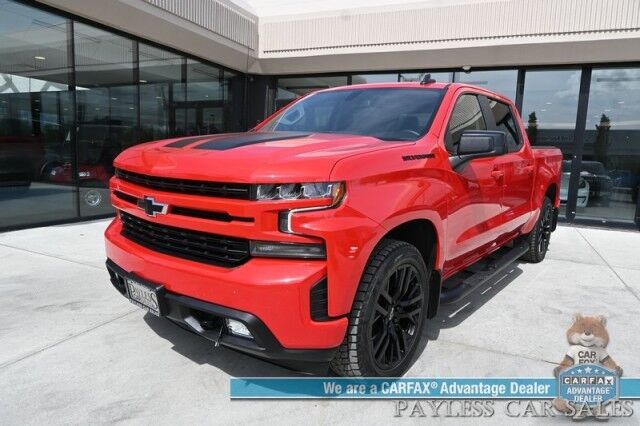 2022 Chevrolet Silverado 1500 LTD RST / Rally Edition / 4X4 / Crew Cab / 5.3L V8 / Auto Start / Heated Cloth Seats & Steering Wheel / Apple CarPlay & Android Auto / Back Up Camera / Seats 6 / Block Heater Anchorage AK