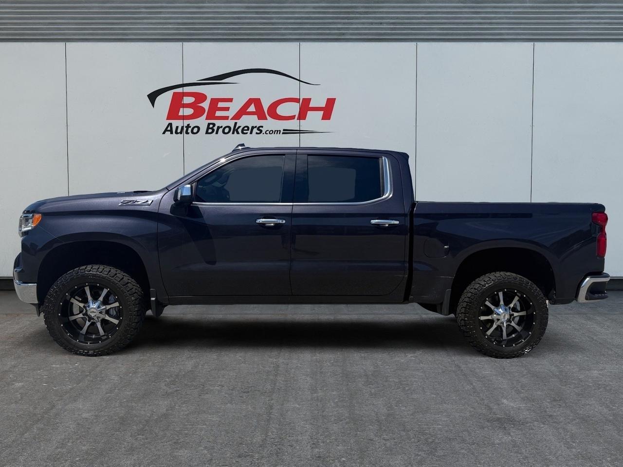 2022 Chevrolet Silverado 1500 LTZ, HEATED FRONT/REAR SEATS, APPLE CARPLAY/ANDROID AUTO, UNIVERSAL GARAGE DOOR OPENER, REMOTE START, WIFI, BACKUP CAMERA, POWER SLIDING REAR WINDOW, TOW HOOKS, BED LINER, REAR BUMPER STEP, ONLY 1 OWNER! Norfolk VA
