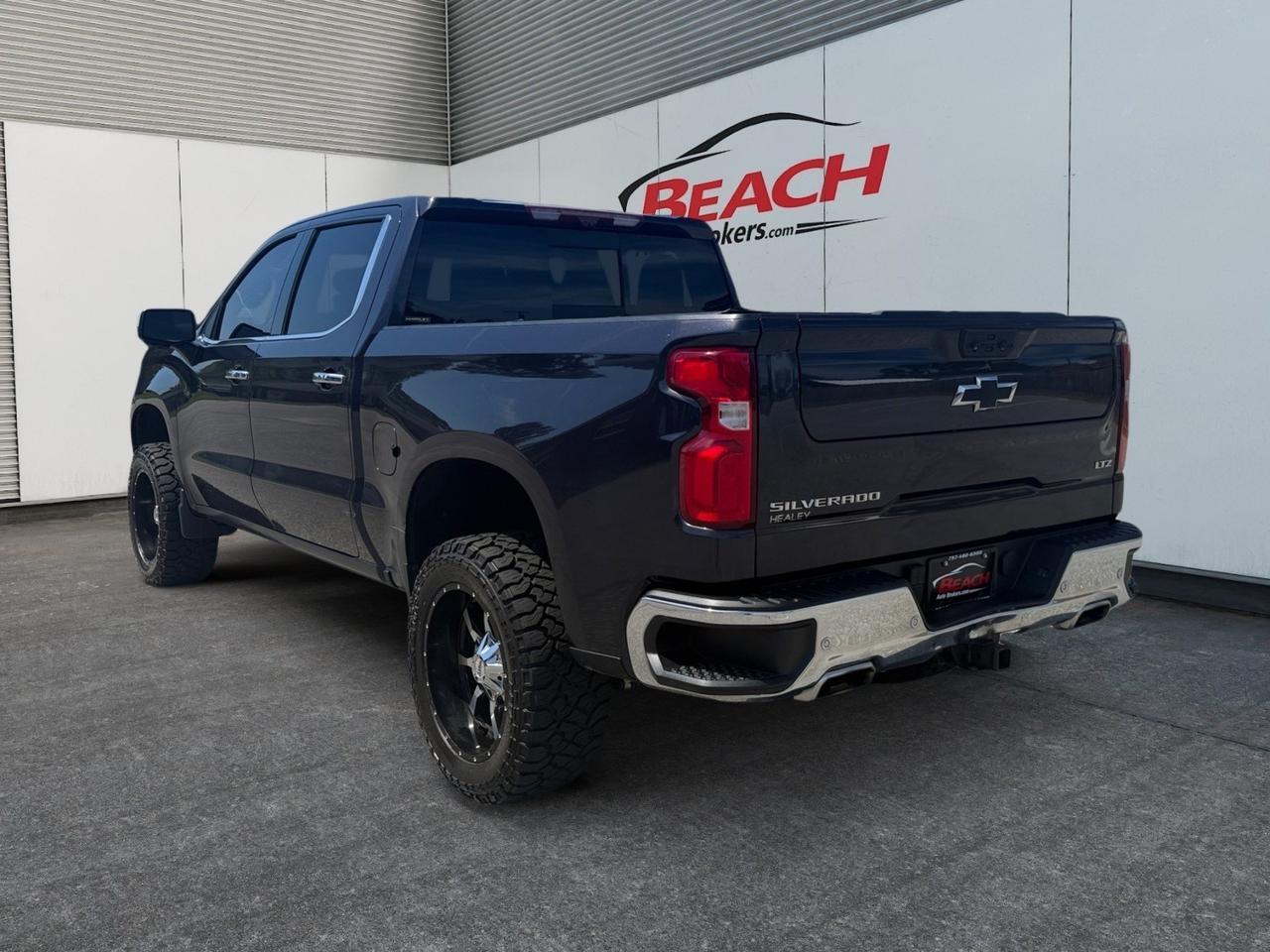 2022 Chevrolet Silverado 1500 LTZ, HEATED FRONT/REAR SEATS, APPLE CARPLAY/ANDROID AUTO, UNIVERSAL GARAGE DOOR OPENER, REMOTE START, WIFI, BACKUP CAMERA, POWER SLIDING REAR WINDOW, TOW HOOKS, BED LINER, REAR BUMPER STEP, ONLY 1 OWNER! Norfolk VA