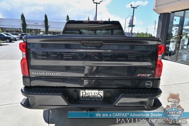 2022 Chevrolet Silverado 1500 RST / 4X4 / Convenience Pkg / All Star Edition / Crew Cab / Turbo Diesel / Auto Start / Power & Heated Cloth Seats / Heated Steering Wheel / Apple CarPlay & Android Auto / Seats 6 / Tow Pkg / 1-Owner Anchorage AK