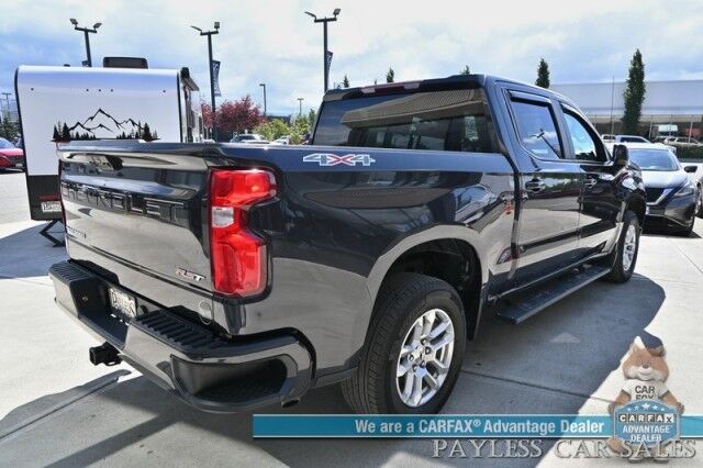 2022 Chevrolet Silverado 1500 RST / 4X4 / Convenience Pkg / All Star Edition / Crew Cab / Turbo Diesel / Auto Start / Power & Heated Cloth Seats / Heated Steering Wheel / Apple CarPlay & Android Auto / Seats 6 / Tow Pkg / 1-Owner Anchorage AK