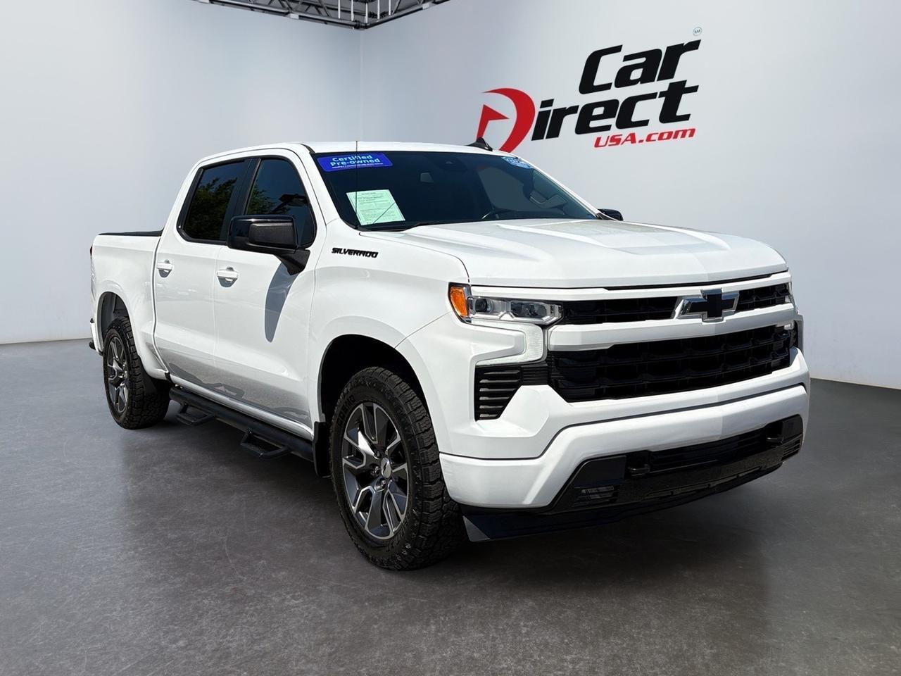 2022 Chevrolet Silverado 1500 RST, SUNROOF, LANE KEEP ASSIST, BLIND SPOT ALERT, POWER TAILGATE, 360 BACKUP CAMERA, TOW PACKAGE, HEATED STEERING WHEEL & SEATS, APPLE CARPLAY/ANDROID AUTO, REAR CORNER BUMPER STEP, THIS CHEVY HAS IT ALL!