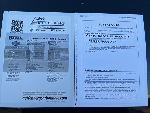 2022 Chevrolet Silverado 2500 HD High Country Carbondale IL