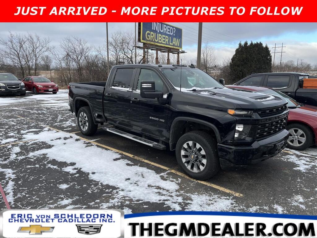 2022 Chevrolet Silverado 2500HD 2500HD Custom Crew Cab 4WD Value SafetyConfPkgs w/20s RemoteStart TraileringMirrors 5thWheelPkg Milwaukee WI
