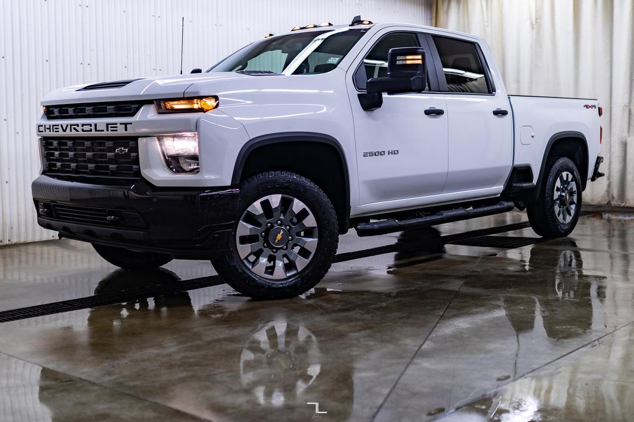 2022 Chevrolet Silverado 2500HD 4x4 Crew Cab Custom Diesel BCam Red Deer AB