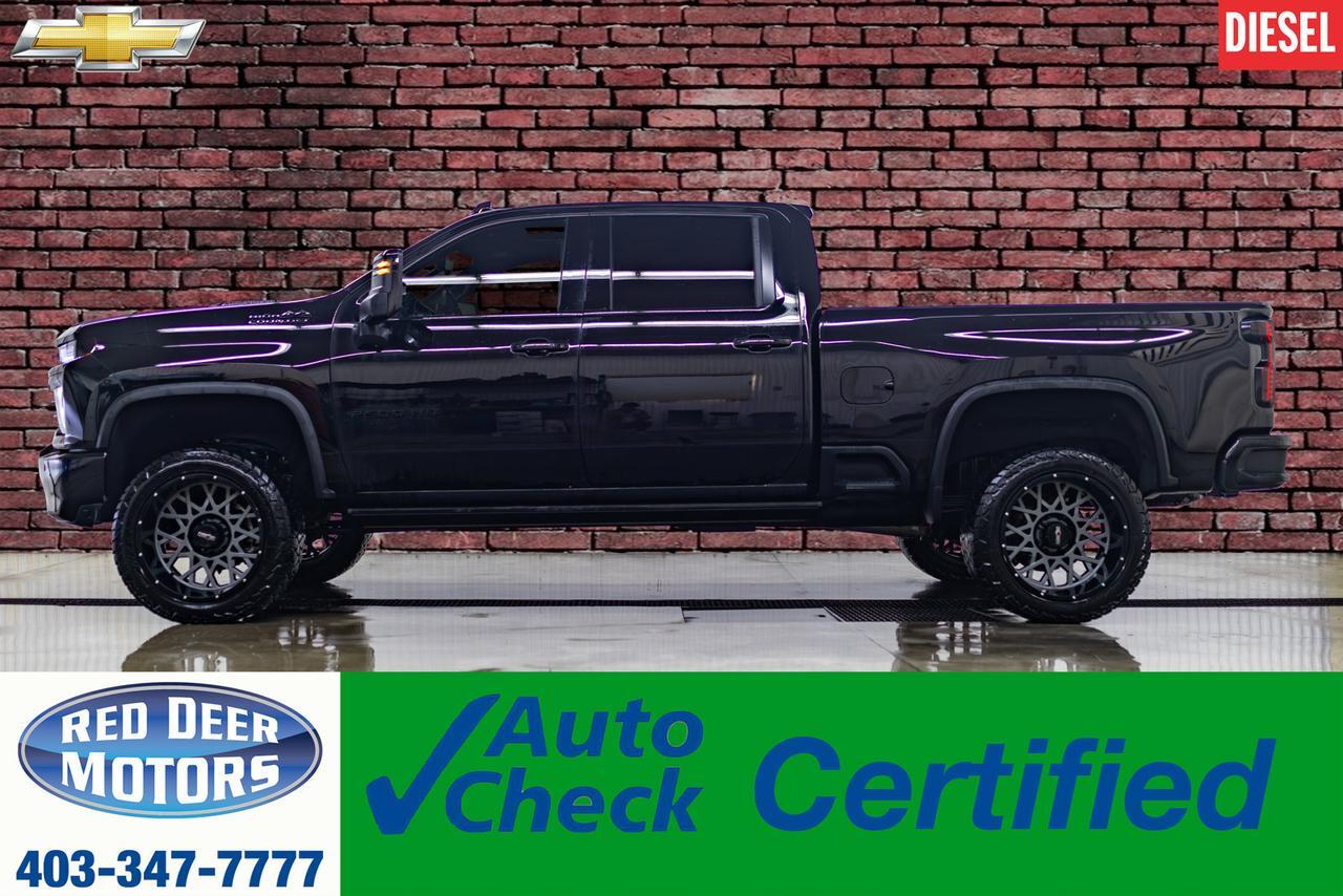 2022 Chevrolet Silverado 2500HD 4x4 Crew Cab High Country Diesel Leather Roof Nav 4" Lift
