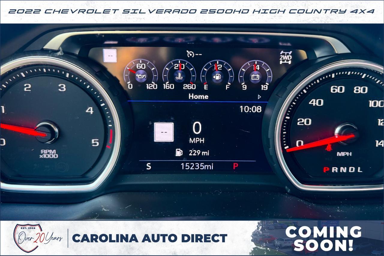 2022 Chevrolet Silverado 2500HD High Country 4X4 / Coming Soon! Lincolnton NC