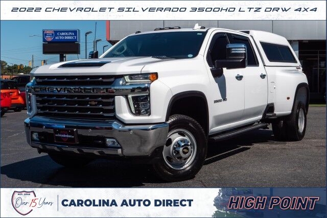 2022 Chevrolet Silverado 3500HD LTZ DRW 4x4 / Turbo Diesel / ARE Bed Cap! High Point NC