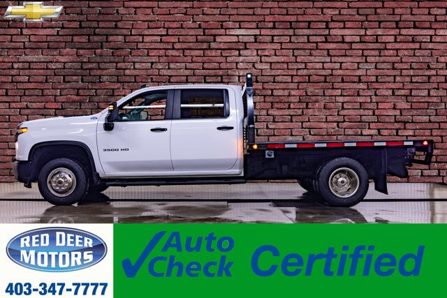 2022 Chevrolet Siverado 3500HD 4x4 Crew Cab WT Deck Dually BCam Red Deer AB