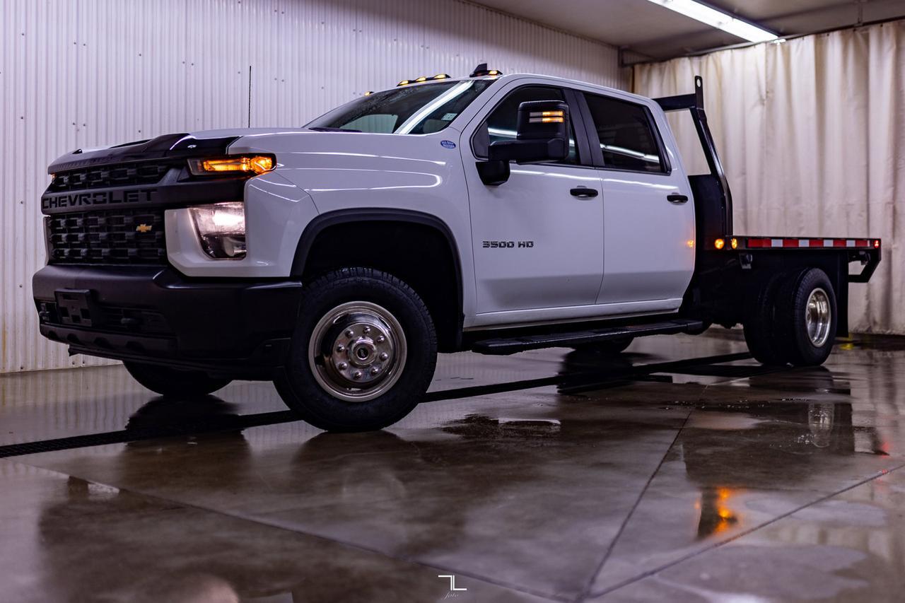 2022 Chevrolet Siverado 3500HD 4x4 Crew Cab WT Deck Dually BCam Red Deer AB