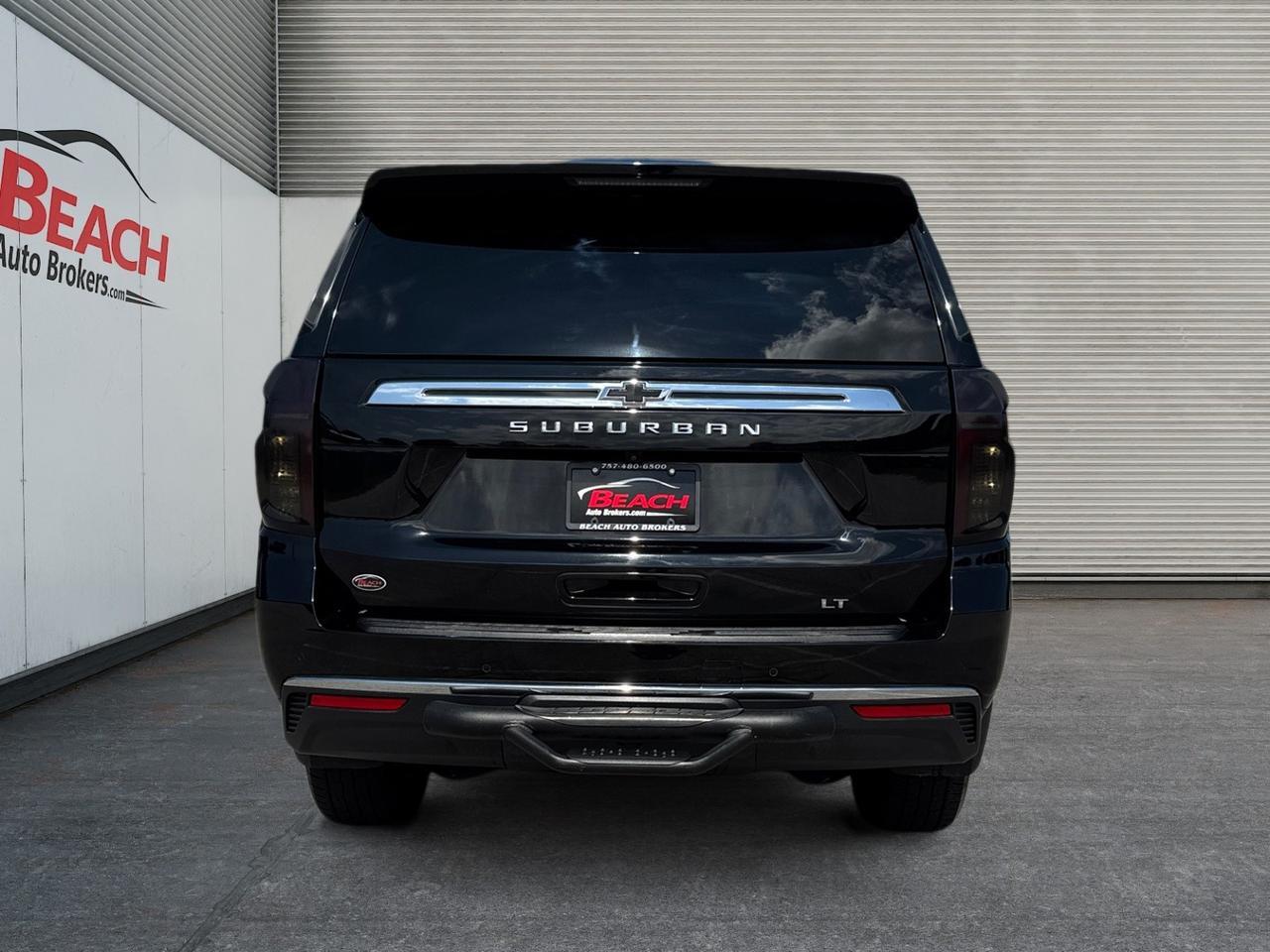 2022 Chevrolet Suburban LT, HEATED & COOLED SEATS, BOSE SPEAKERS, PANORAMIC SUNROOF, POWER THIRD ROW SEATS, APPLE CARPLAY, REMOTE START, KEYLESS ENTRY & START, CARFAX 1-OWNER VEHICLE, THIS SUV IS LOADED WITH FEATURES THE WHOLE FAMILY WILL LOVE, COME TEST DRIVE IT TODAY!!! Norfolk VA