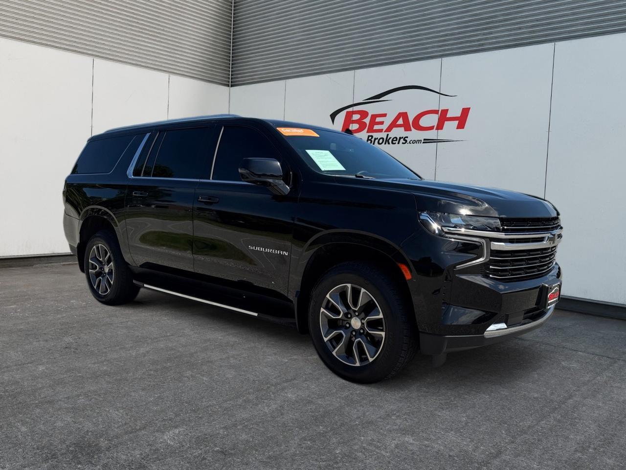 2022 Chevrolet Suburban LT, HEATED & COOLED SEATS, BOSE SPEAKERS, PANORAMIC SUNROOF, POWER THIRD ROW SEATS, APPLE CARPLAY, REMOTE START, KEYLESS ENTRY & START, CARFAX 1-OWNER VEHICLE, THIS SUV IS LOADED WITH FEATURES THE WHOLE FAMILY WILL LOVE, COME TEST DRIVE IT TODAY!!! Norfolk VA