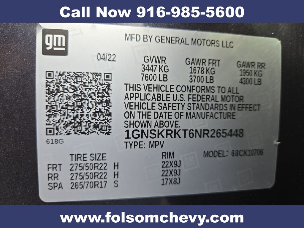 2022 Chevrolet Tahoe RST Folsom CA