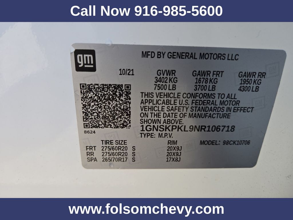 2022 Chevrolet Tahoe Z71 Folsom CA