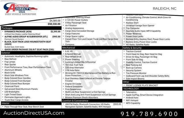 2022 Dodge Challenger R/T Scat Pack Raleigh NC