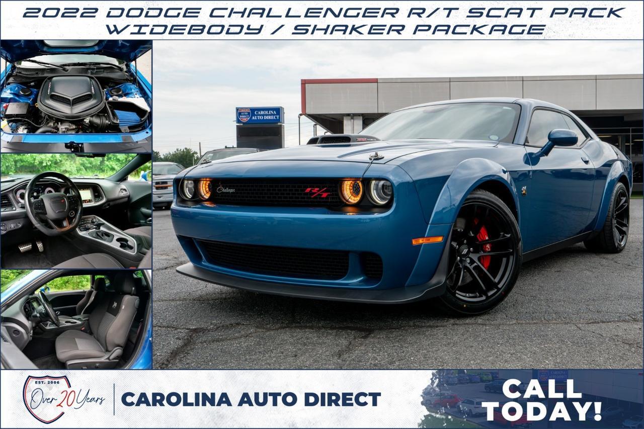2022 Dodge Challenger R/T Scat Pack Widebody / Shaker Package / 6.4L V8!