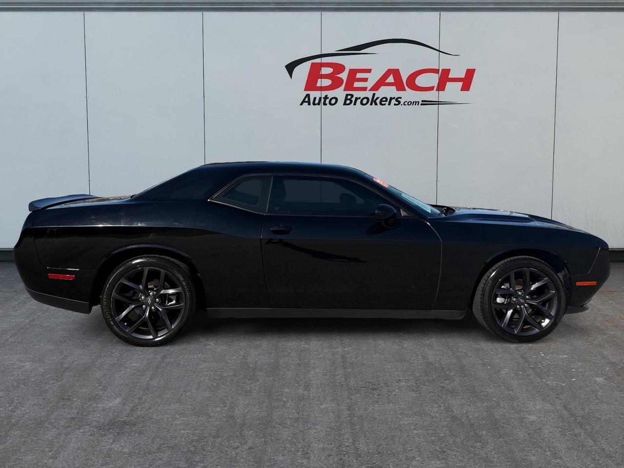 2022 Dodge Challenger SXT, BACKUP CAMERA, APPLE CARPLAY/ANDROID AUTO, KEYLESS START, REMOTE START, POWER AND HEATED MIRRORS, REAR SPOILER, CLEAN CARFAX, ONLY 1 OWNER! Norfolk VA