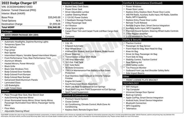 2022 Dodge Charger GT Raleigh NC