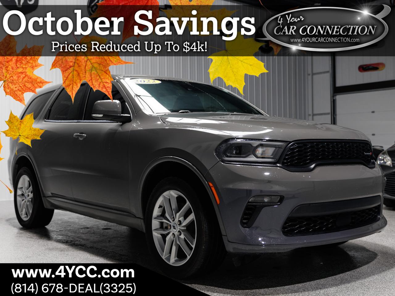 2022 Dodge Durango GT Plus AWD 7-Passenger Cranberry PA