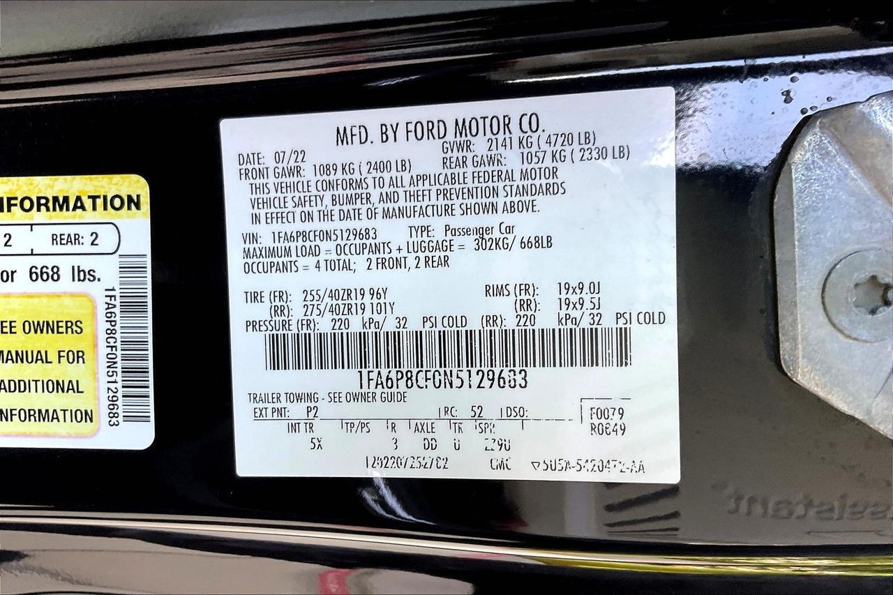 2022 FORD MUSTANG GT Houston TX