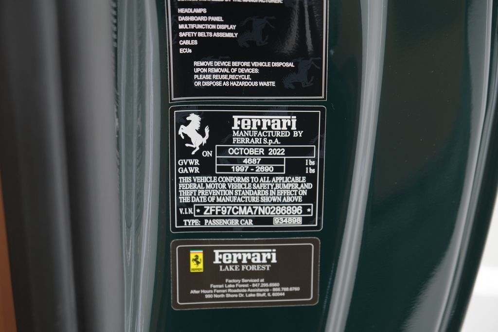 2022 Ferrari 812 GTS Miami FL