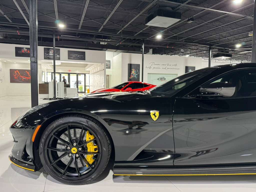2022 Ferrari 812 GTS Nero B/B paint, Cuoio interior, suspension lifter, forged racing wheels, carbon galore AND MORE!! Fort Lauderdale FL