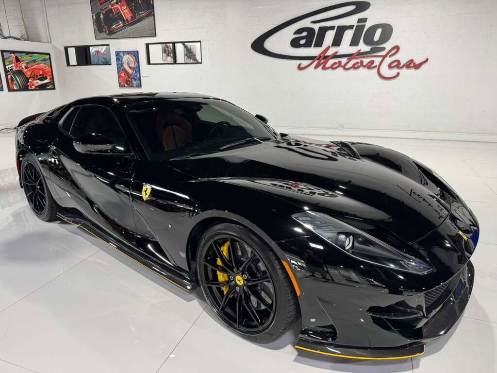 2022 Ferrari 812 GTS Nero B/B paint, Cuoio interior, suspension lifter, forged racing wheels, carbon galore AND MORE!! Fort Lauderdale FL