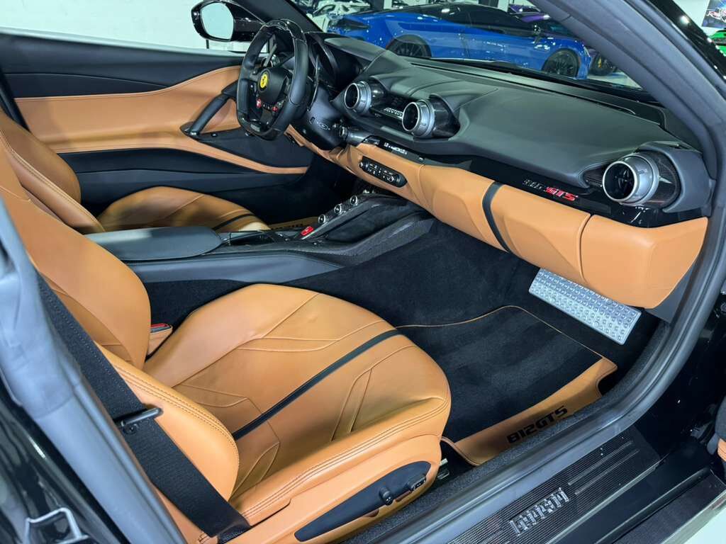 2022 Ferrari 812 GTS Nero B/B paint, Cuoio interior, suspension lifter, forged racing wheels, carbon galore AND MORE!! Fort Lauderdale FL