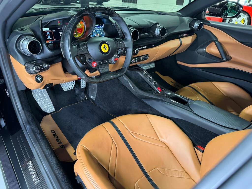 2022 Ferrari 812 GTS Nero B/B paint, Cuoio interior, suspension lifter, forged racing wheels, carbon galore AND MORE!! Fort Lauderdale FL