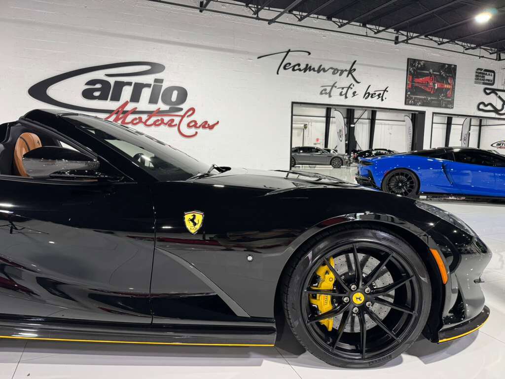 2022 Ferrari 812 GTS Nero B/B paint, Cuoio interior, suspension lifter, forged racing wheels, carbon galore AND MORE!! Fort Lauderdale FL